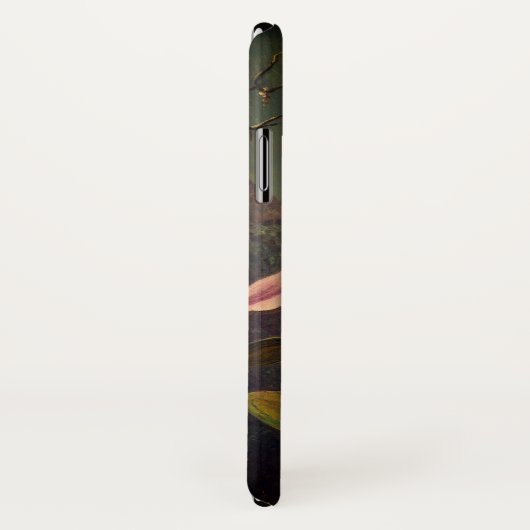 Cattleya Orchid en drie kolibries kop Case-Mate iPhone Case (Achterkant / rechts)