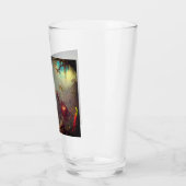 Cattleya Orchid en drie kolibries kop Glas (Links)