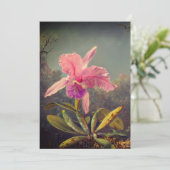 Cattleya Orchid en drie kolibries kop Kaart (Staand voorkant)