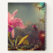 Cattleya Orchid en drie kolibries kop Notitieboek (Achterkant)
