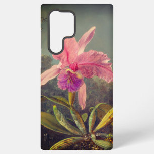 Cattleya Orchid en drie kolibries kop Samsung Galaxy Hoesje