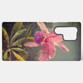 Cattleya Orchid en drie kolibries kop Samsung Galaxy Hoesje (Achterkant horizontaal)