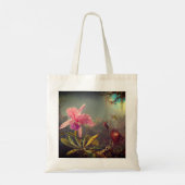 Cattleya Orchid en drie kolibries kop Tote Bag (Achterkant)