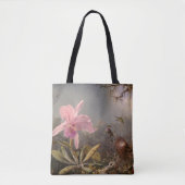 Cattleya Orchid en Three Hummingbird Tote Bag (Voorkant)