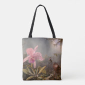 Cattleya Orchid en Three Hummingbird Tote Bag (Achterkant)