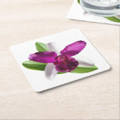 Cattleya Orchid Flower Kartonnen Onderzetters (Schuin)