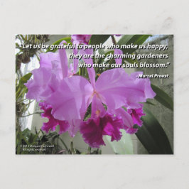 Cattleya Orchid Liefde en Vriendschap Briefkaart