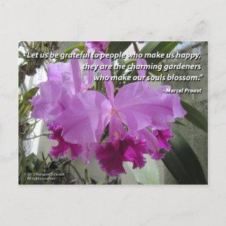 Cattleya Orchid Liefde en Vriendschap Briefkaart