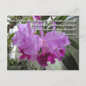 Cattleya Orchid Liefde en Vriendschap Briefkaart (Voorkant)