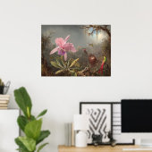 Cattleya Orchid - Martin Heade Fine Art Poster (Thuiskantoor)