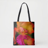 Cattleya Orchid Portrait Tote Bag (Voorkant)