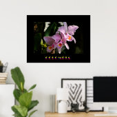 Cattleya Orchid Poster (Thuiskantoor)
