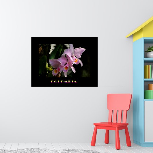 Cattleya Orchid Poster (Kinderkamer 1)
