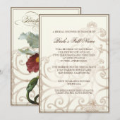 Cattleya Orchid taupe brown - Vrijgezellenfeest In Kaart (Voorkant / Achterkant)