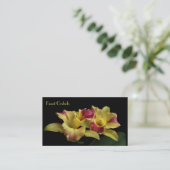 Cattleya Orchid Visitekaartjes (Staand voorkant)