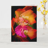 Cattleya Orchidee Portret Moederdag Kaart (Gele Bloem)