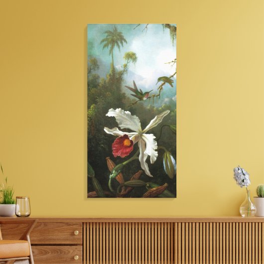 Cattleya orchidee verpakt Canvas (Insitu (Woonkamer))