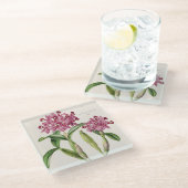 Cattleya skinneri door Bateman Orchid Print Glazen Onderzetter (Schuin)