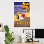 "Cattolica" Italiaans reisposter Poster (Thuiskantoor)