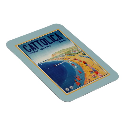 Cattolica strand Italiaans reizen adverteren Magneet (Rechterzijde)