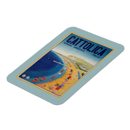 Cattolica strand Italiaans reizen adverteren Magneet (Linkerzijde)