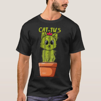 CatTus Cactus Gardening Succulent Plant Lover T-shirt