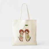 Catty Cherries Tote Bag (Voorkant)