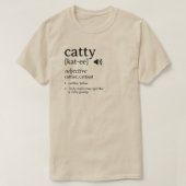 Catty Definition Dictionary T-shirt (Design voorkant)