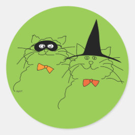 Catty Halloween Sticker