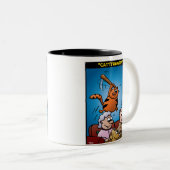 Cattywampus Tweekleurige Koffiemok (Voorkant rechts)