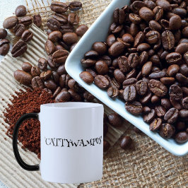 "Cattywampus" Zuidelijke uitspraak koffiemok Magische Mok