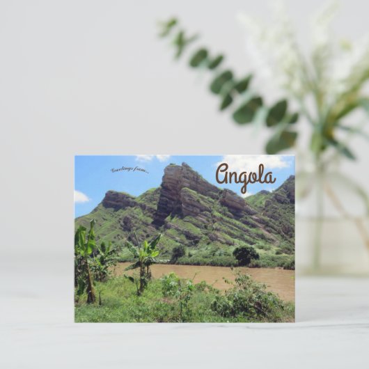 Catumbela rivier in Angola Briefkaart (Staand voorkant)