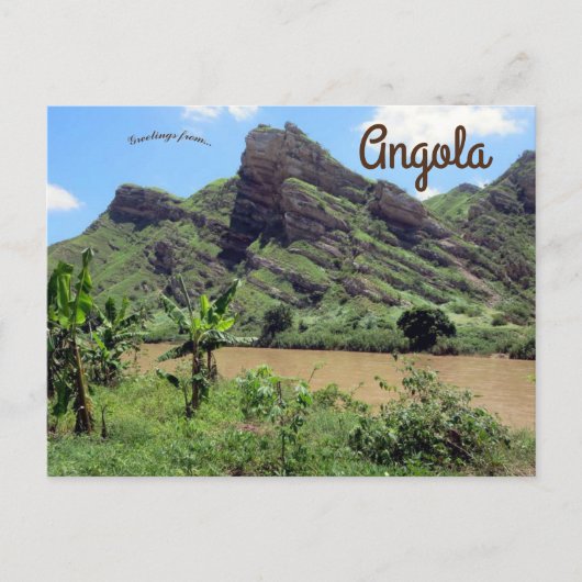 Catumbela rivier in Angola Briefkaart (Voorkant)