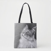 Caturday Canvas tas (Voorkant)