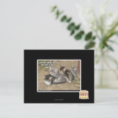 Caturday Conga Line Briefkaart (Staand voorkant)