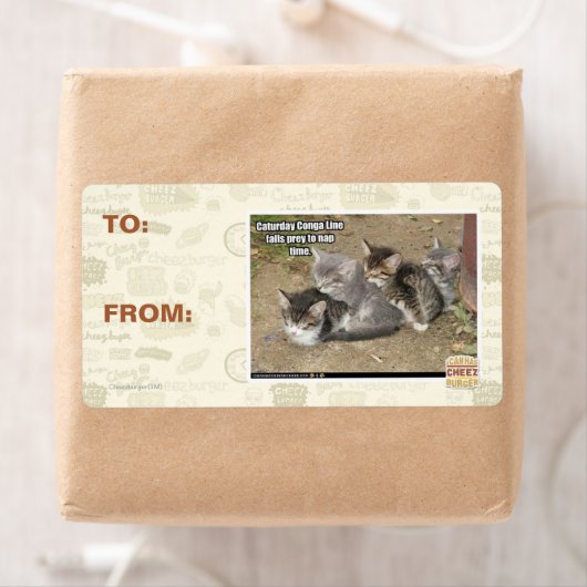 Caturday Conga Line Etiket (Insitu)