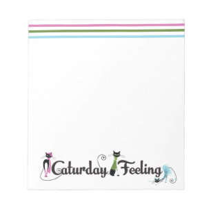 Caturday Gevoel Notitieblok