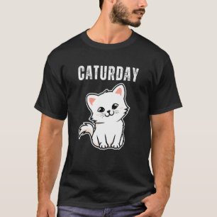Caturday-grap Fun Hilarische Uitspraak Citaat Kat T-shirt