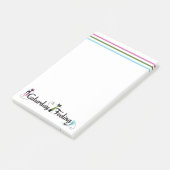 Caturday kattenliefhebbers post-it® notes (Schuin)