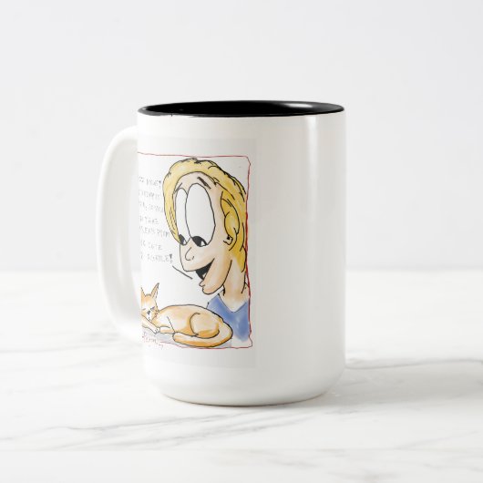 Caturday Lazy Cat Mok (Voorkant links)