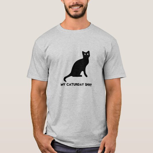 Caturday T-shirt (Voorkant)