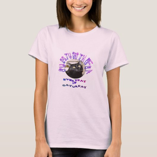 Caturday T-shirt (Voorkant)