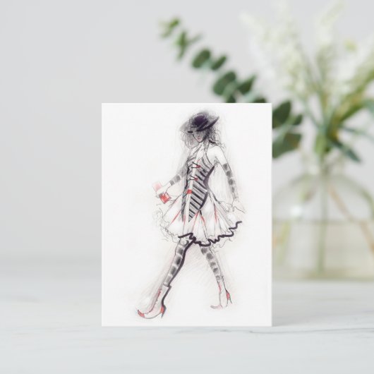 Catwalk Briefkaart (Staand voorkant)