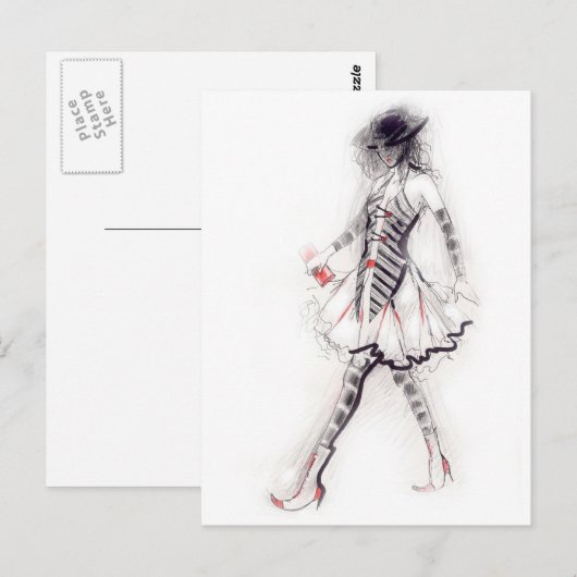 Catwalk Briefkaart (Voorkant / Achterkant)