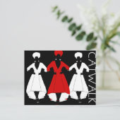 Catwalk Briefkaart (Staand voorkant)