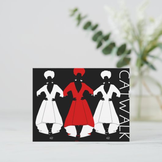 Catwalk Briefkaart (Staand voorkant)