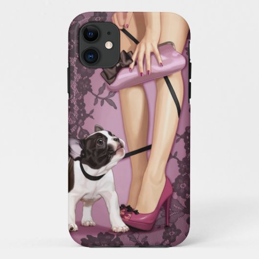 Catwalk Hond loopt Case-Mate iPhone Case (Achterkant)
