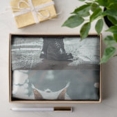 Catwalk Mode Show Zwart pak Decoupage Tissuepapier (Geschenk)