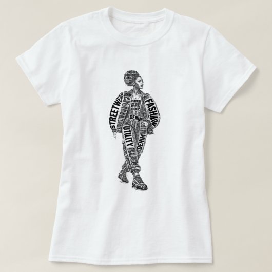 Catwalk Mode T-shirt (Design voorkant)