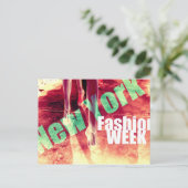 Catwalk - Mode Week in New York City Briefkaart (Staand voorkant)